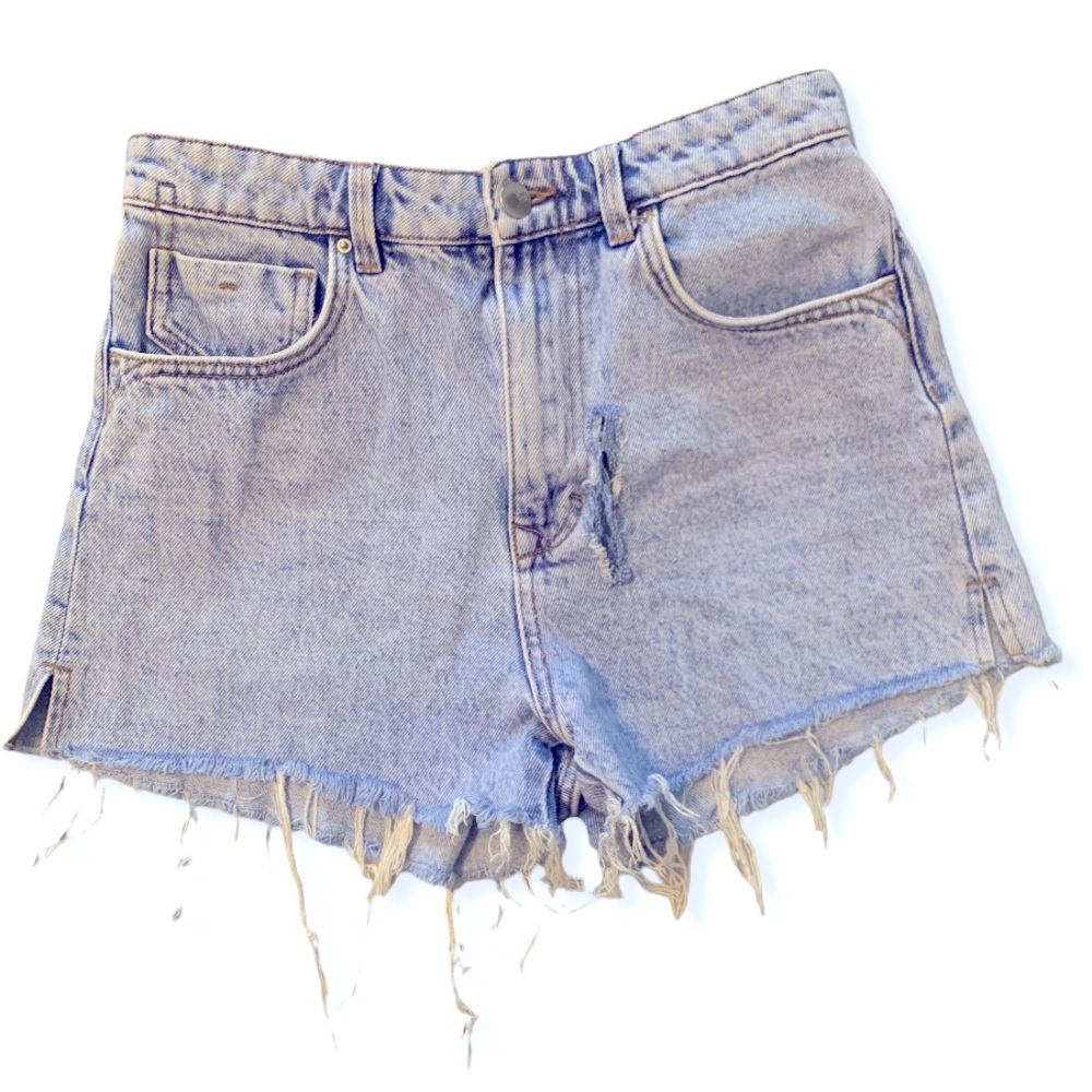 Zara High Waist Denim Shorts Size 4